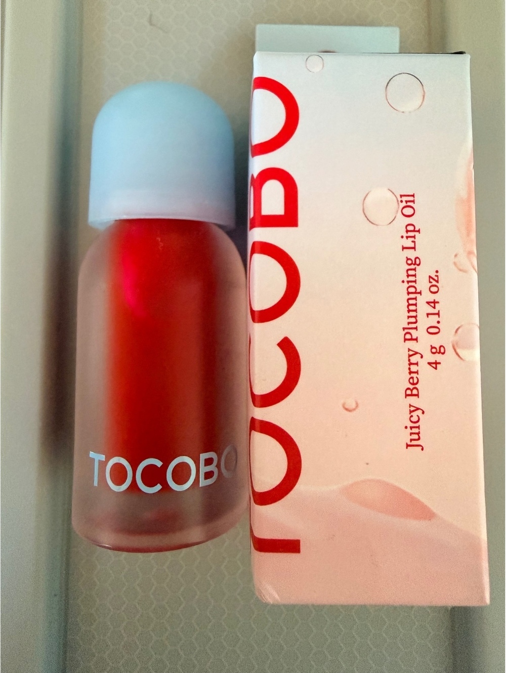 Tocobo Juicy Berry Plumping Lip Oil - Cherry Ade, 4g